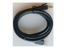 CABLE ETHERNET RJ45 CAT-8 1M NEGRO