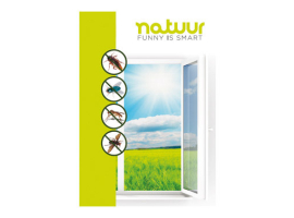 MOSQUITERA VENTANA FIJA C/FIJACION TEXTIL BLANCA