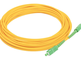 CABLE FIBRA OPTICA CONECTOR SC/APC 10MT