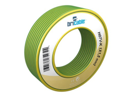 CABLE ELEC HILO FLEXIBLE H07V-K BRICABLE 1X1,5MM AMA/VE 100