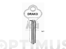 LLAVE EN BRUTO CANDADO DRAKO