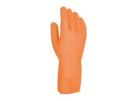 GUANTE NEOPRENO Y LATEX NEGRO GRANDEUR 70 NARANJA