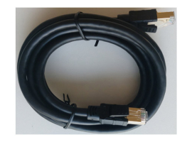 CABLE ETHERNET RJ45 CAT-8 2M NEGRO