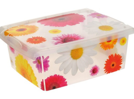 CAJA FASHION BOX PINK FLOWERS