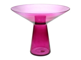 FLORERO FUCSIA MALAGA ECOGLASS