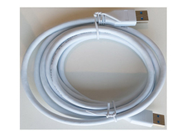 CABLE USB A/ USB A MACHO/MACHO 2M BLANCO