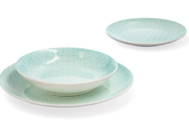 VAJILLA 18 PZAS PORCELANA