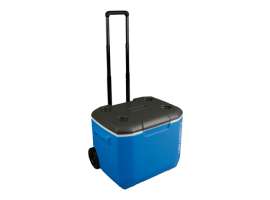 NEVERA RIGIDA CON RUEDAS 60QT BLACK & BLUE