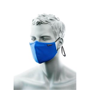 Mascarilla facial textil antimicrobiana de 3 capas con banda nasal (Pack de 25)