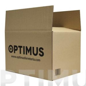 CAJA CARTON EMBALAR MARRON OPTIMUS